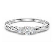 3-Stone Kordel 0,20 ct. - BREEDIA