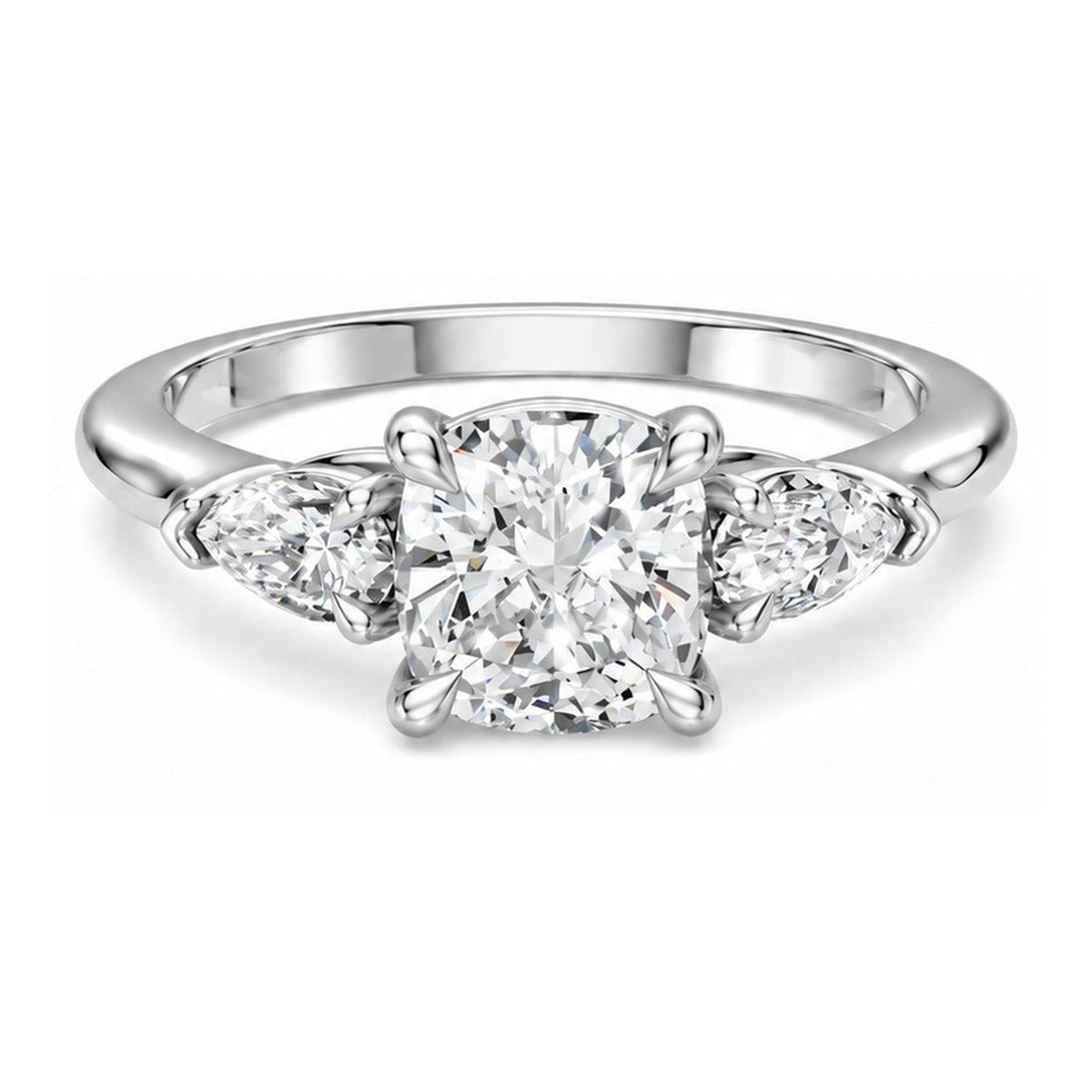 3Diamonds Cushion 1,30 ct. - BREEDIA