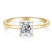 Klassik Cushion 1,00 ct. mit Labordiamant