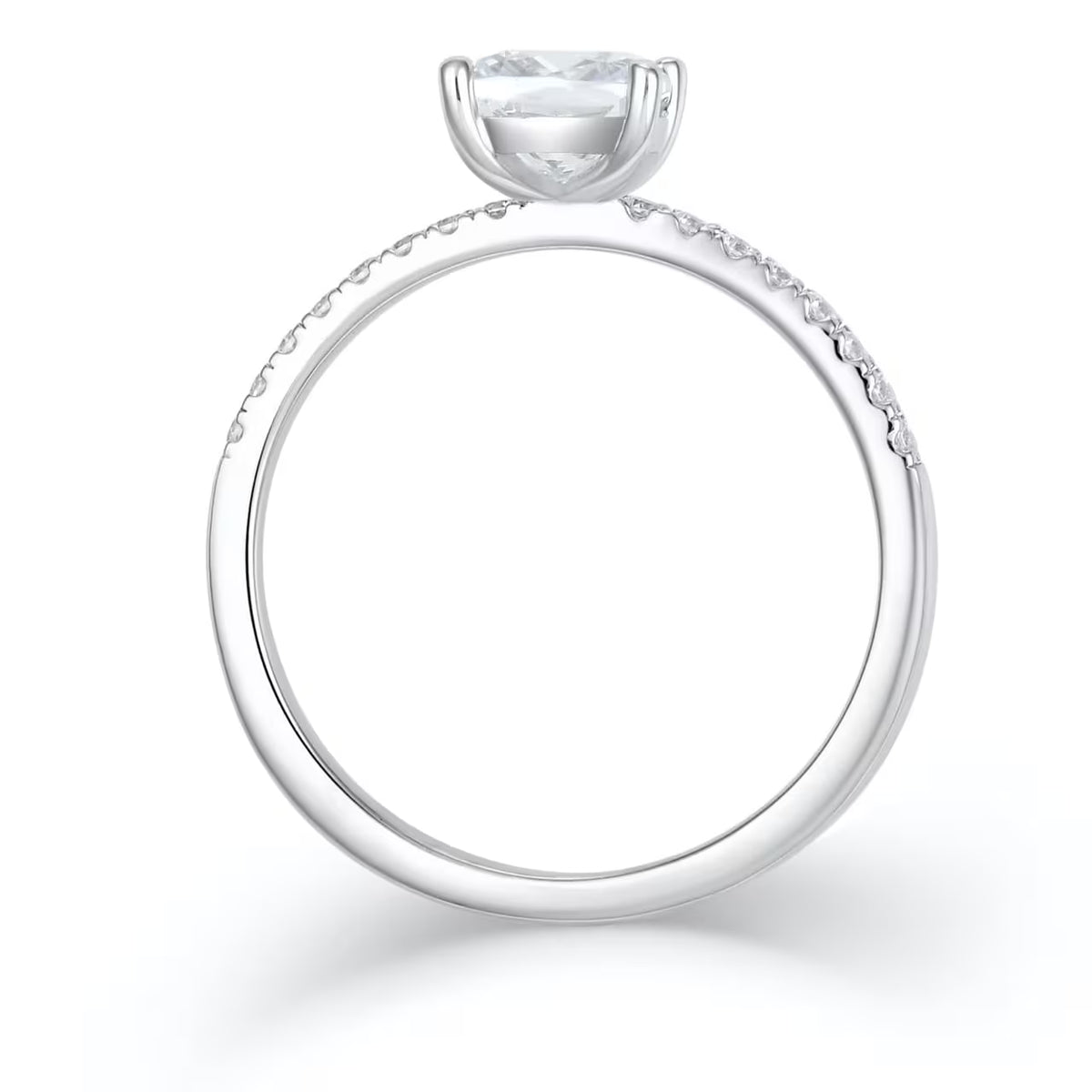 Cushion Pave 1,16 ct. mit Labordiamant