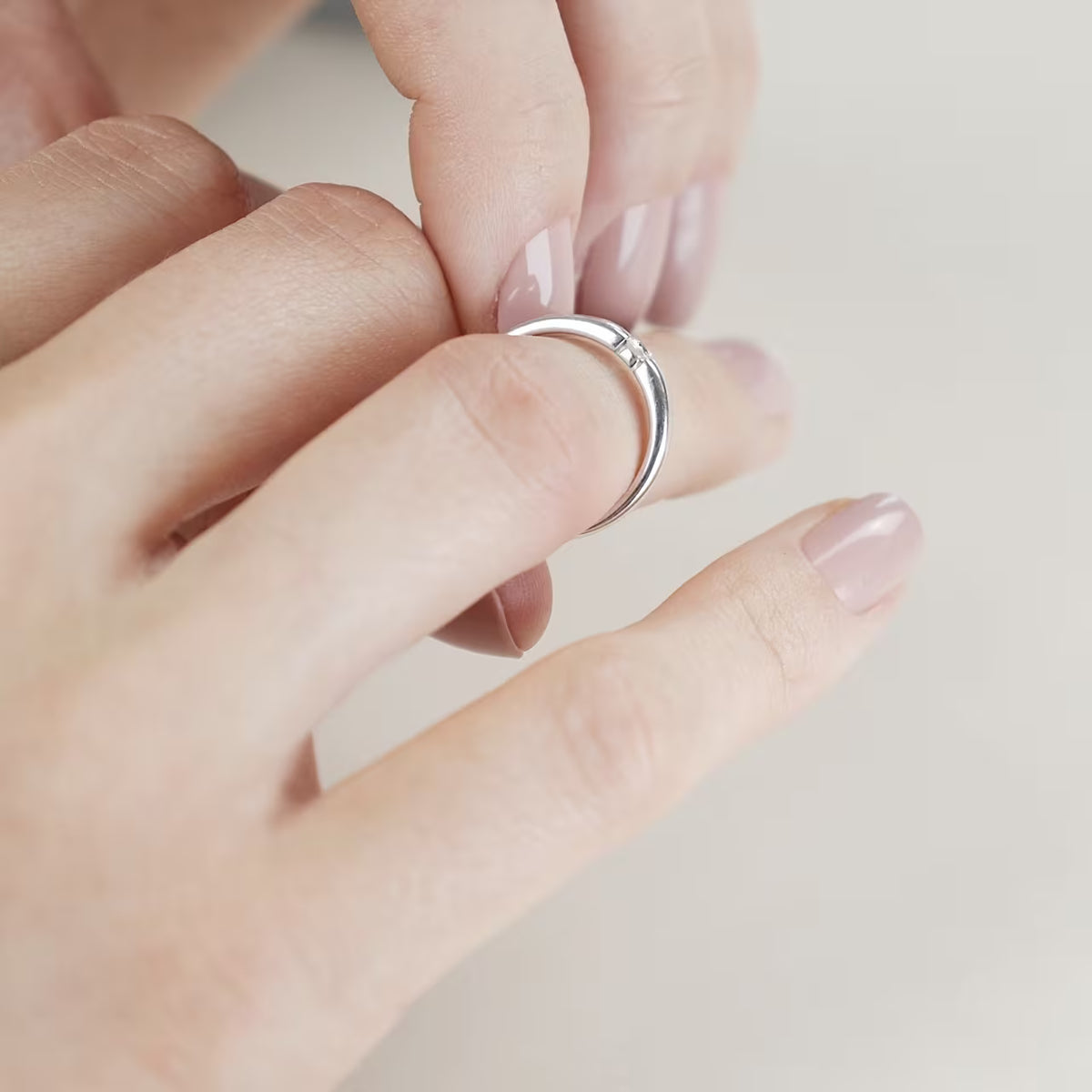 Spannring 0,10 ct.