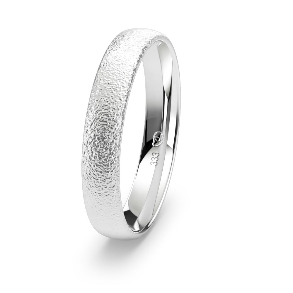Herrenring 4 mm gehämmert - BREEDIA