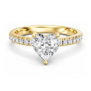 Hidden Halo Heart 1,20 ct. - BREEDIA