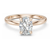 Hidden Halo Oval 1,06 ct. - BREEDIA