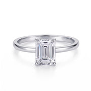 Klassik Emerald 1,50 ct. mit Labordiamant - BREEDIA