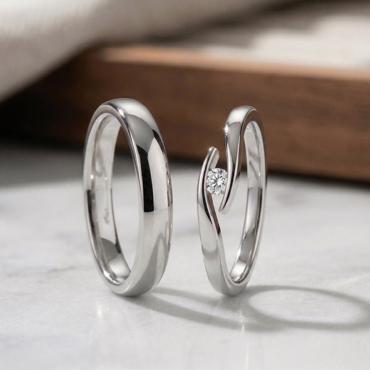Partnerringe Magic 0,10 ct. - BREEDIA